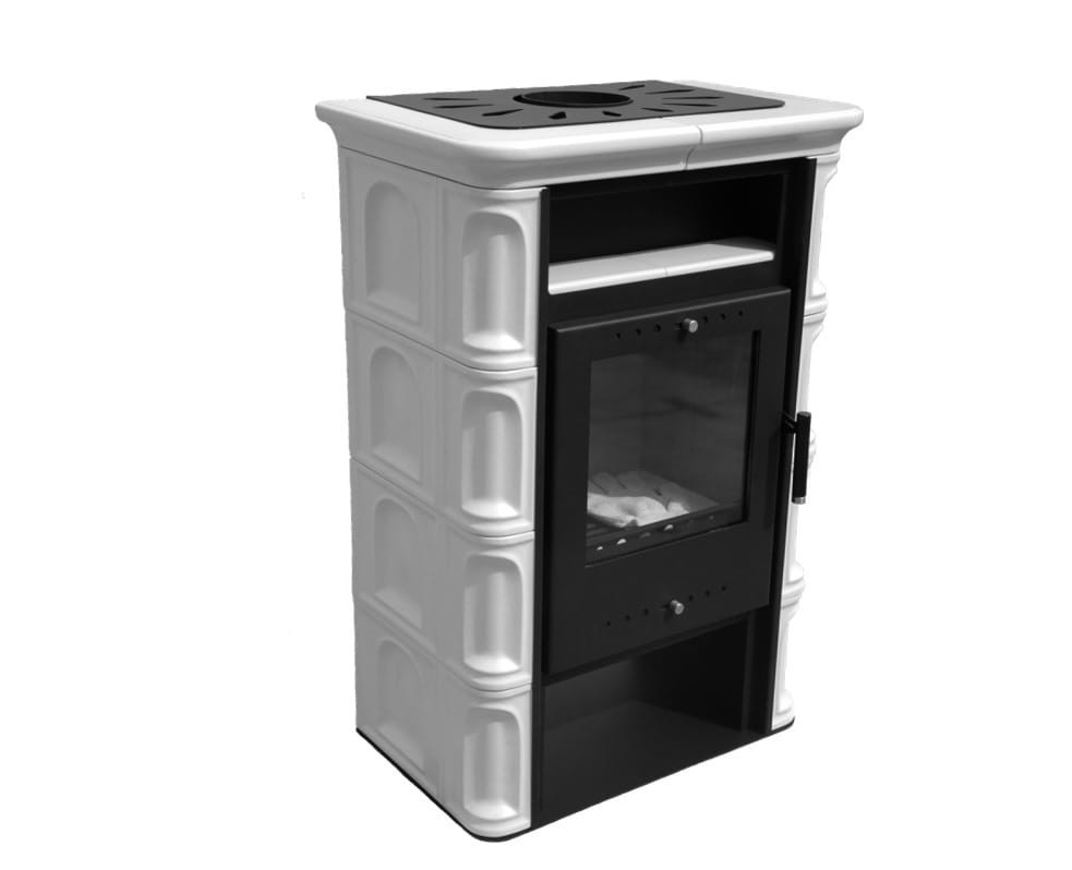 Піч камін кахельна NORDFLAM Coria White - фото 1 - id-p1111353209