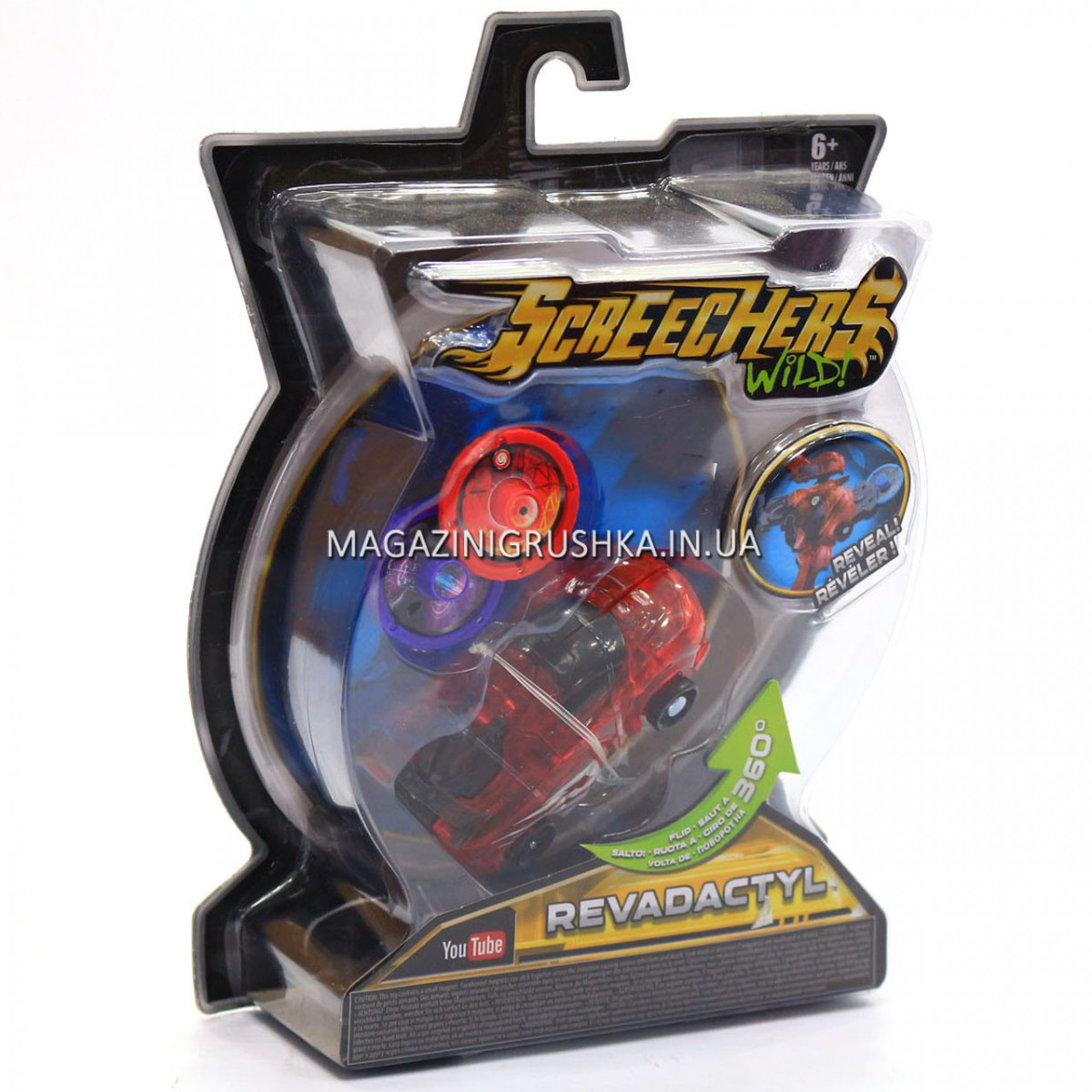 Машинка-трансформер Screechers (Скричеры) Wild L1 Ревадактиль (EU683112), фото 1