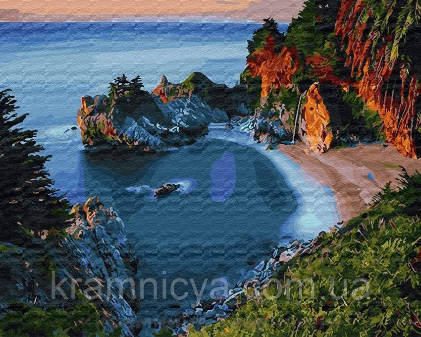 Картина за номерами Brushme 40х50 морська затока (GX29402)