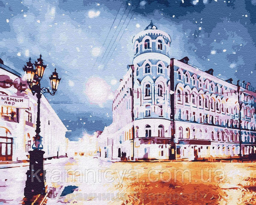 Картина за номерами Brushme 40х50 Нічне місто (GX30132)