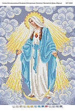 Схема для вишивки бісером ікони "Непорочне Зачаття Діви Марії"