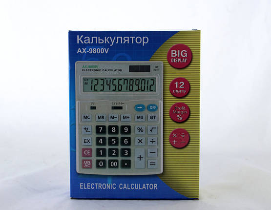 Калькулятор AX 9800V, фото 1