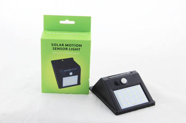 Вуличний навісний ліхтар із датчиком руху 609-20 + solar, фото 1