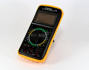 Цифровий мультиметр DT 9205A / Тестер сили струму, напруги, опору, тестування діодів, тра