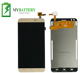 Дисплей (LCD) Prestigio 3504 MultiPhone Muze C3 із сенсором золотий
