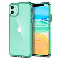 Чохол Spigen для iPhone 11 Ultra Hybrid, Green Crystal (ACS00406)