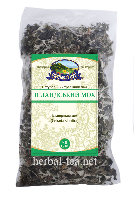 Фіточай Ісландський мох, 50г Гірський луг