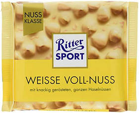 Mini Ritter Sport Weisse Voll - Nuss 16 g