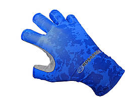 Рукавички Kosadaka Ice Silk Sunblock UV захист "Ocean Blue"