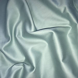 ВІДРЕЗ (1*2,4) Сатин світло-м'ятний для постільної білизни, мерсеризований (ТУРЦІЯ шир. 2,4 м) (SAT-N-0056)