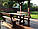 Holztisch 1200x800 mm aus Naturholz für Cafés und Hütten vom Hersteller. Holztisch 04, фото 8