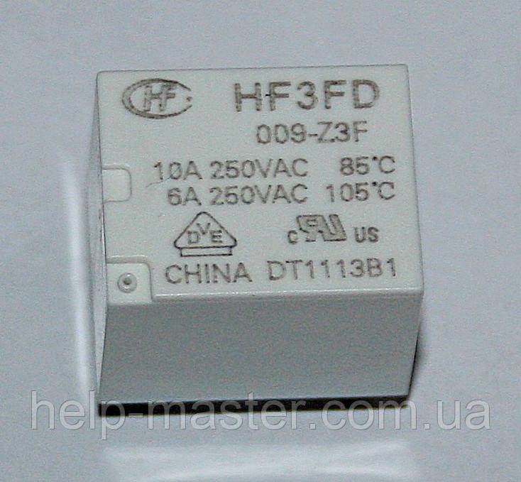 Реле HF3FD 009-Z3F (9VDC), фото 1