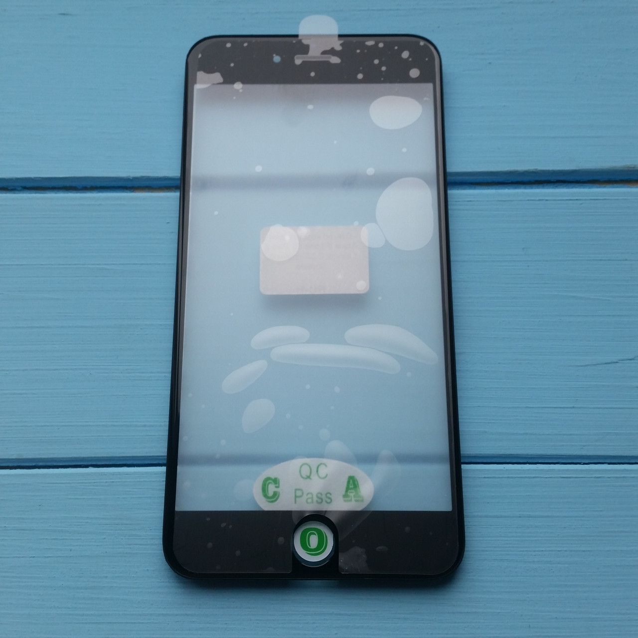 Скло корпусу Apple iPhone 6S Plus з рамкою, OCA плівкою Black