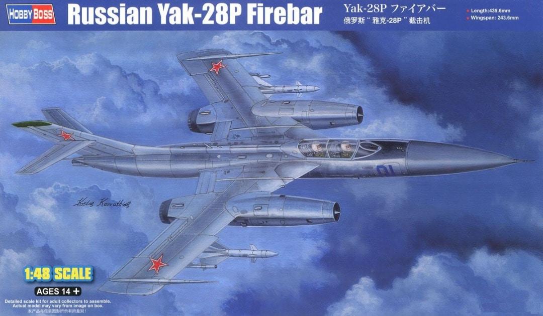 Як-28П Firebar. Збірна модель радянського літака в масштабі 1/48. HOBBY BOSS 81767