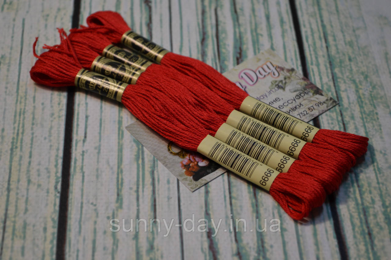 Муліне Royal Broderie, колір No666, фото 1