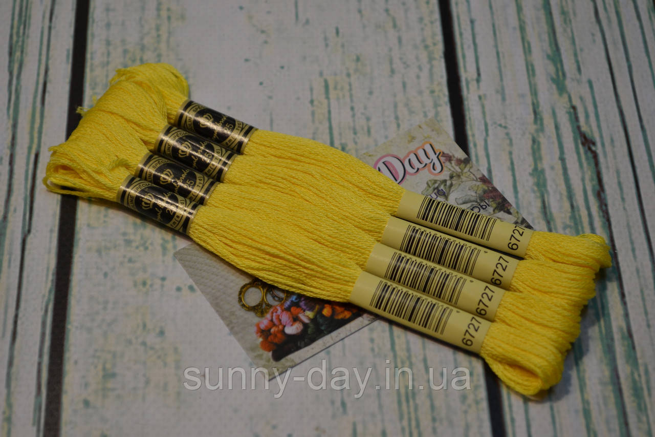 Муліне Royal Broderie, колір No727, фото 1