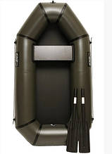 Надувна лодка Grif boat GH-190 з ПВХ одномісна вантажопідйомність 170 кг довжина 190 см з сидінням та насосом