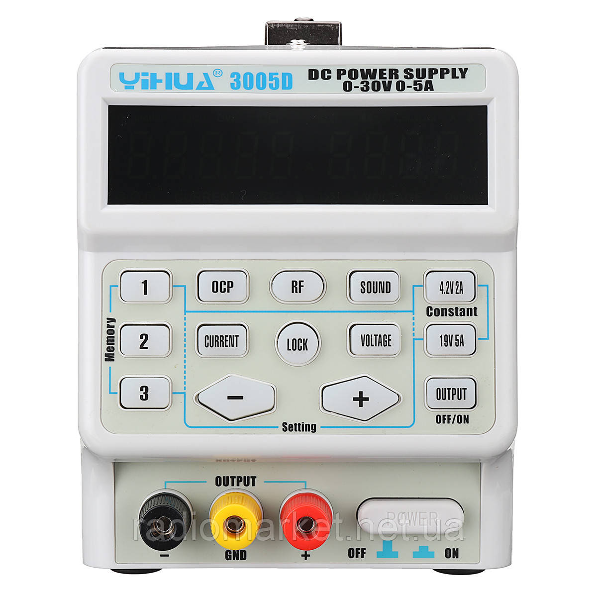 Лабораторний блок живлення YIHUA 3005D, 30B, 5A