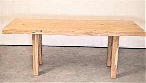 Дерев'яний стіл 2000х900 мм з ясена для кафе, дачі від виробника. Wood Table 12