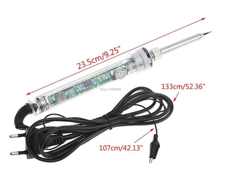 Паяльник Jiang 907 c регулятором температури, 60W, 220V, 200 - 450°C