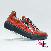 Жіночі кросівки червоного кольору "Style Shoes"