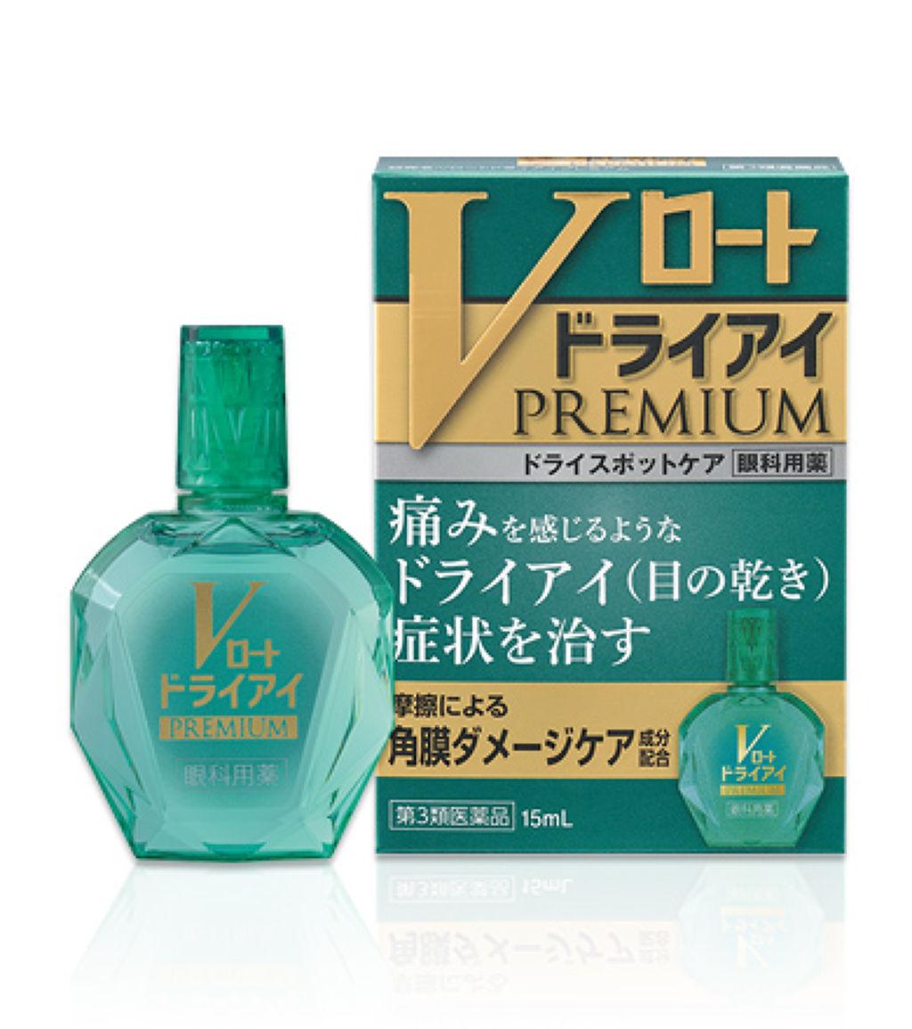 Rohto V Dry Eye Premium Краплі для очей Преміум у разі синдрому сухого ока, індекс свіжості 1, 15 мл. До 03/2027