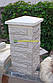 Кришка ковпак на стовп огорожі бетонна, капелюшок 350х350, плита накриття парапету колони з бетону., фото 3