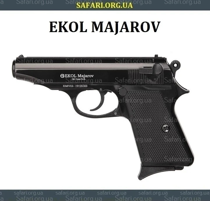 Стартовий пістолет Ekol Majarov (Black) Сигнальний пістолет Шумовий пістолет
