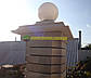 Кришка ковпак на стовп огорожі бетонна велика, капелюшок 530х530, накриття парапету колони з бетону., фото 2