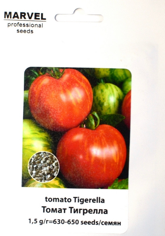 Семена томата Тигрелла (Италия), 1 г - фото 1 - id-p1111749079