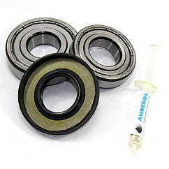 Ремкомплект підшипники та сальник для Bosch (6306, 6205, 35x72x10) - запчастини для пральних машин