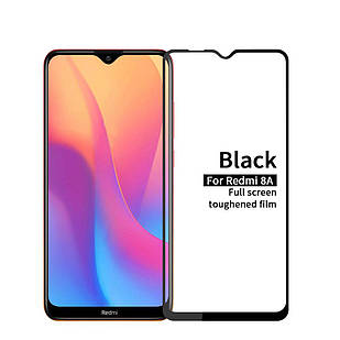 Захисне скло Full Glue 3D Black для Xiaomi Redmi 8a (Ксіомі редмі 8а)