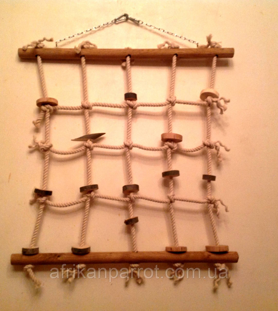 Мотузкова мережа для папуги XL (65*80), фото 1