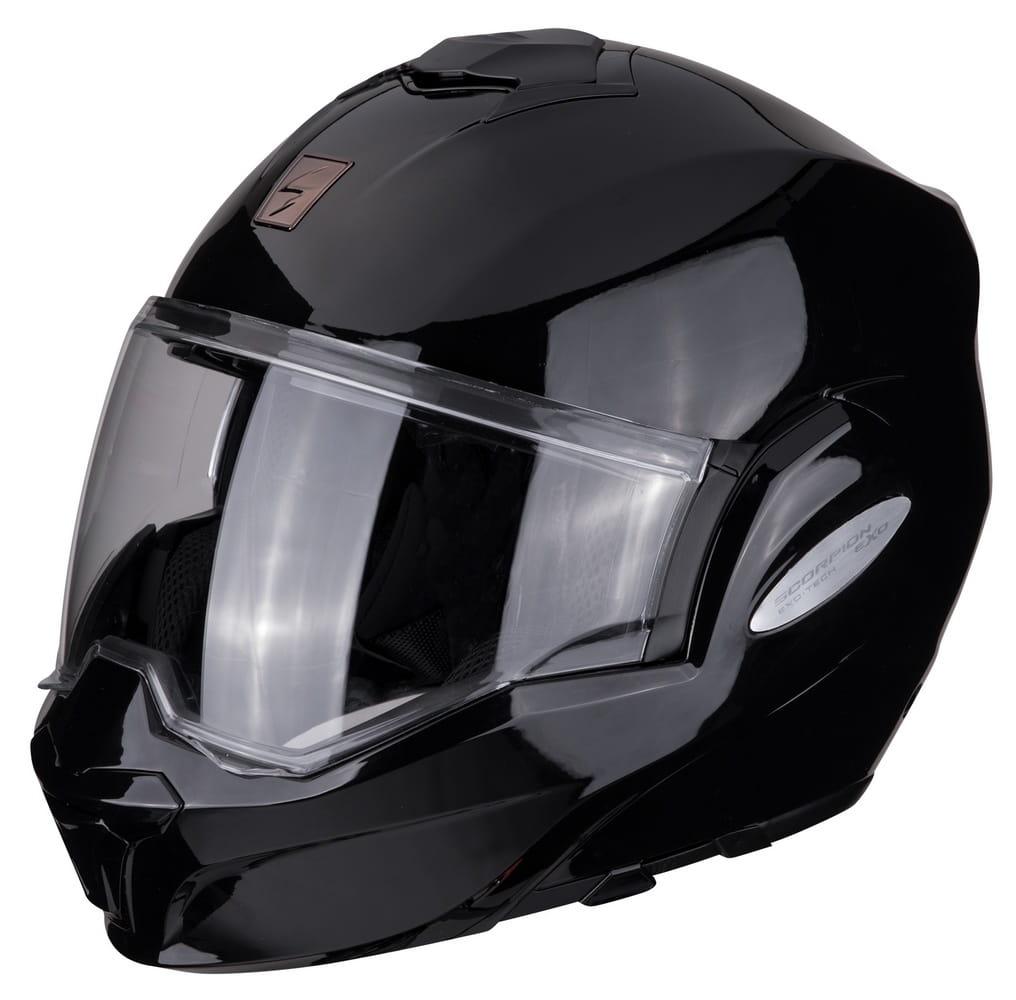 Мотошолом Scorpion Exo-Tech Evo Solid black, фото 1