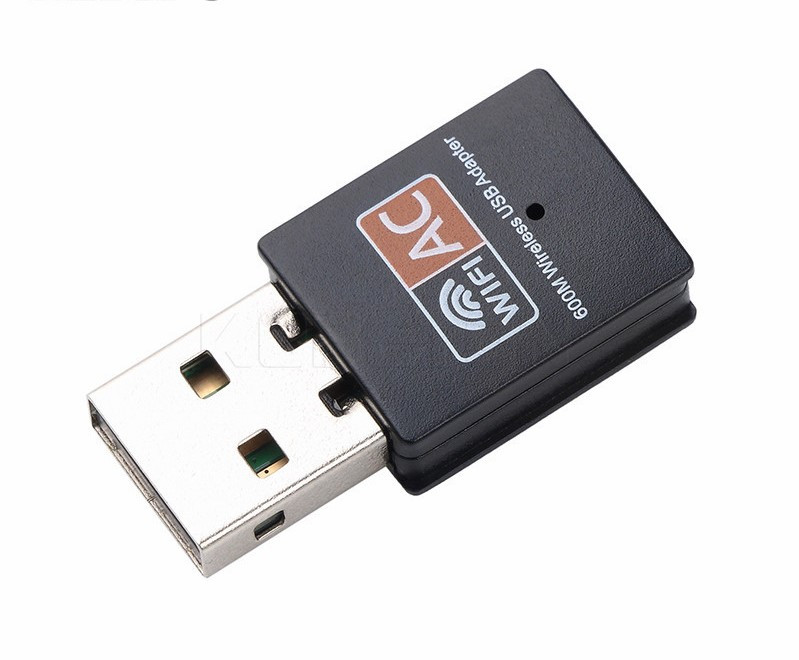 USB Wifi адаптер 600 Мбіт/с 2,4 ГГц + 5 ГГц Двохдіапазонний