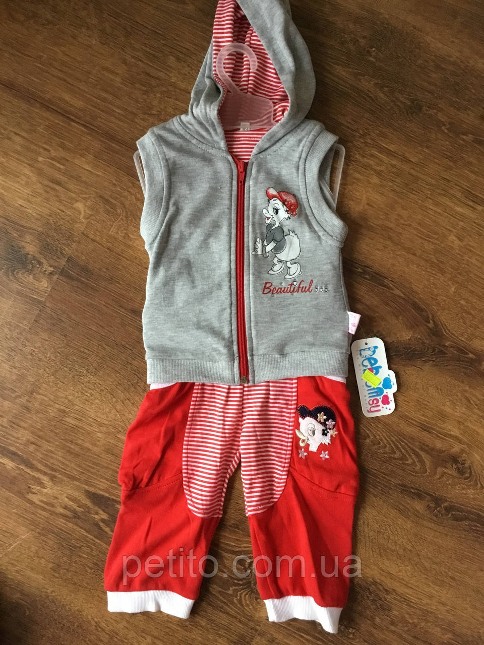 Літній дитячий спортивний костюм, фото 1