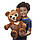 Інтерактивний Ведмежатко Каббі FurReal Cubby, The Curious Bear Interactive Plush Toy Hasbro, фото 2