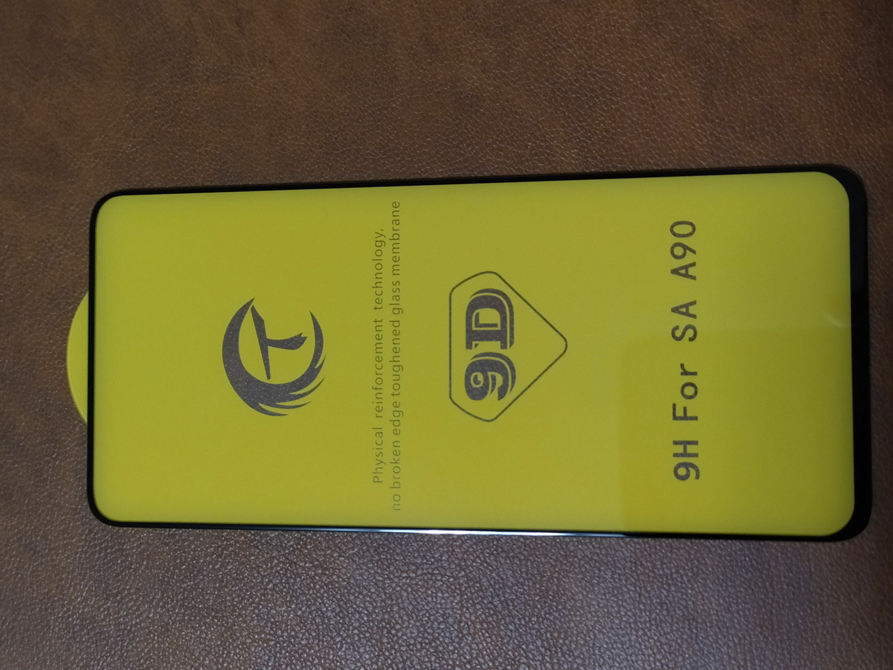 Захисне 9D скло Samsung A80 / A90 2019 (чорний)