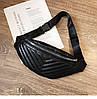 Бананка жіноча чорна прошита, фото 6