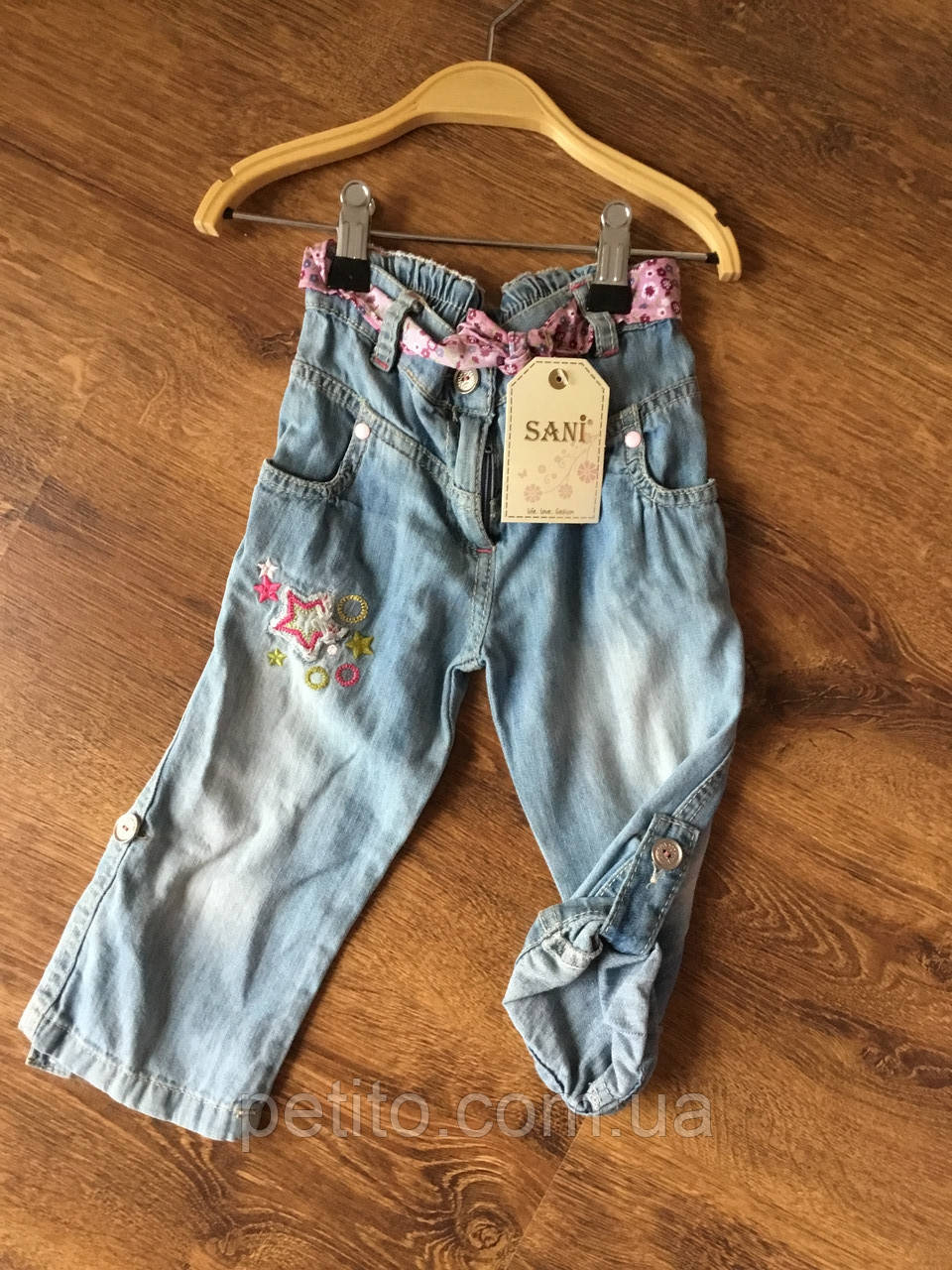 Джинсові штани для дівчинки, фото 1