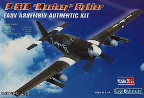P-51B Mustang. Збірна модель літака в масштабі 1/72. HOBBY BOSS 80242