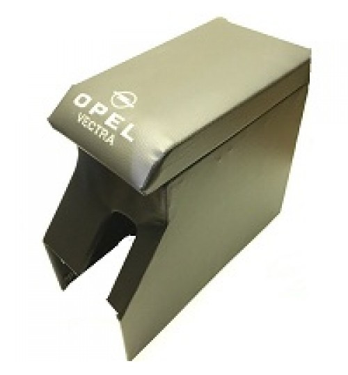 Підлокітник Opel Vectra А,B 1988-2002 з логотипом сірий, фото 1