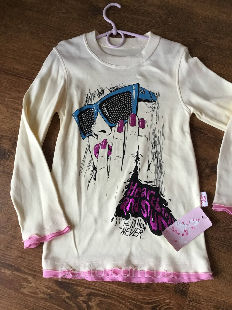 Кофта для дівчинки з яскравим принтом, фото 1