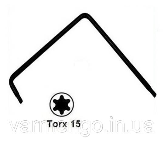 Ключ регулювальний Torx Т15 ("зірочка"), чорний.