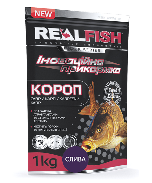 Прикормка Real Fish "Короп" (Зливу), фото 1