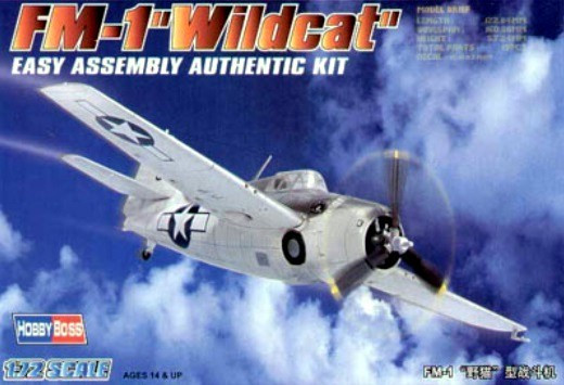 FM-1 Wildcat. Збірна модель літака. 1/72 HOBBY BOSS 80221
