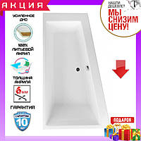 Асимметричная акриловая ванна 160x95 см Excellent M-Sfera WAEX.MSL16WH-BN левосторонняя