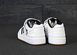 Чоловічі кросівки Adidas Forum білі з чорним. Фото в живу. топ, фото 4