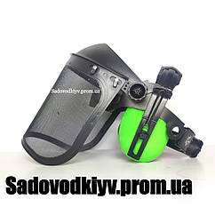 Захисна маска для косіння трави InterActive (Сітка + Навушники)