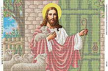 А2 "Ісус стукає у двері" схема для вишивки бісером ікони